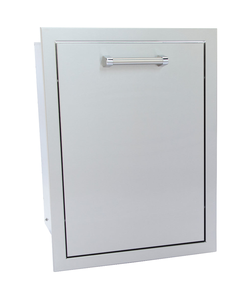 Outdoor Kitchen Stainless Steel Trash/Propane Pull-Out