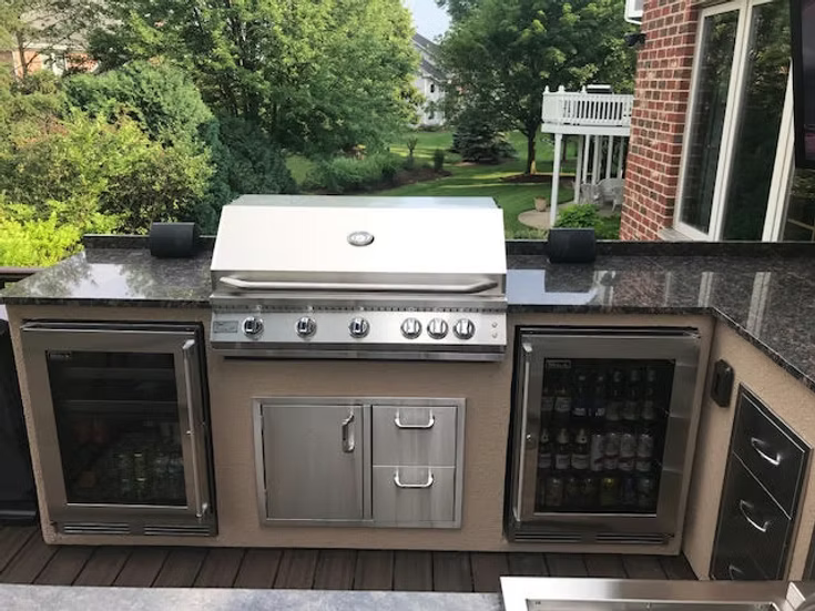 Kokomo 40” Built in Gas Grill (5 Burner/Back Burner)