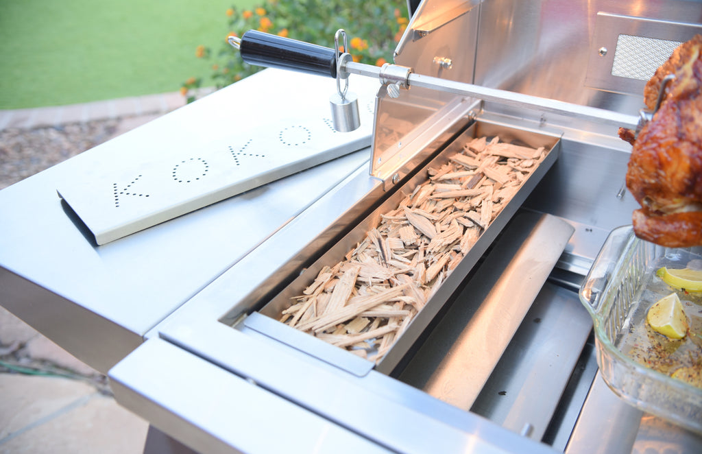 Smoker Chip Box Insert in Stainless Steel