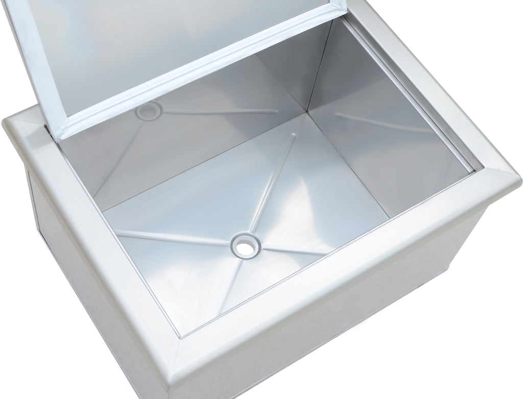 Drop-In Stainless Steel Ice Chest 23 x 17