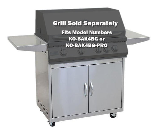 BBQ Cart With Locking Casters